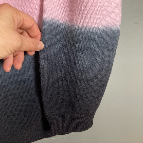 NWT Prabal Gurung sequin-embellished ombre cashmere wool sweater pink size large - Picture 12 of 15